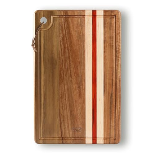 Thai Acacia Wood KUDI Series Striped Lightweight Cutting Board